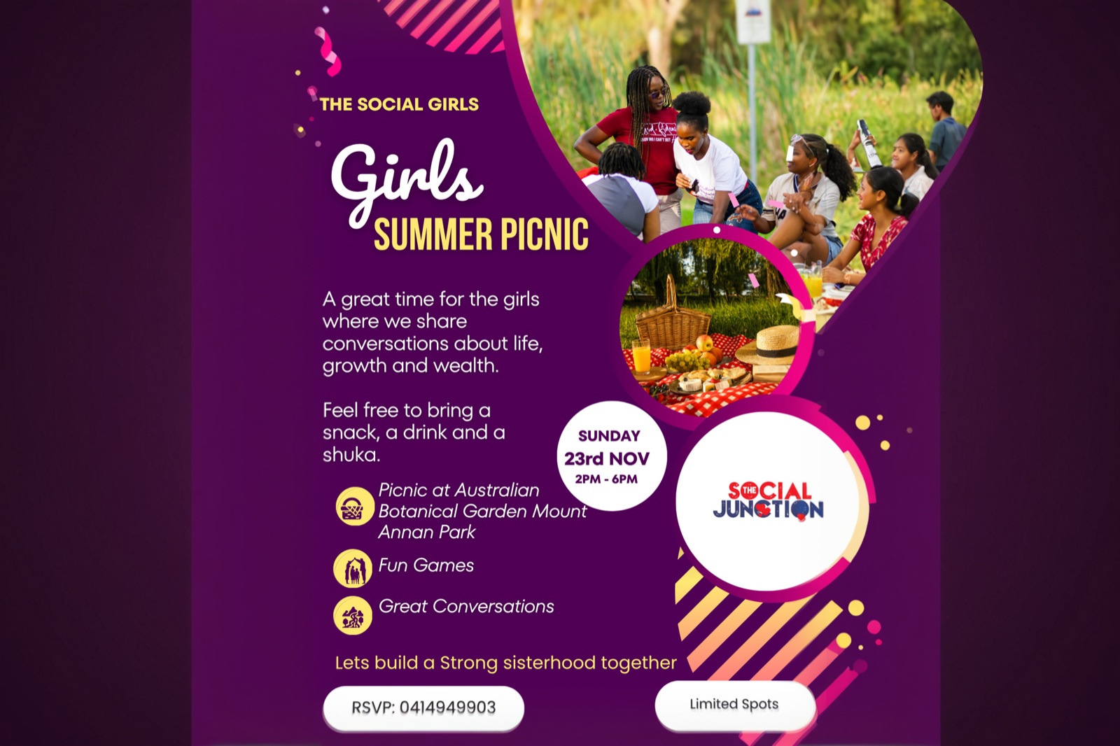 Girls Summer Picnic poster